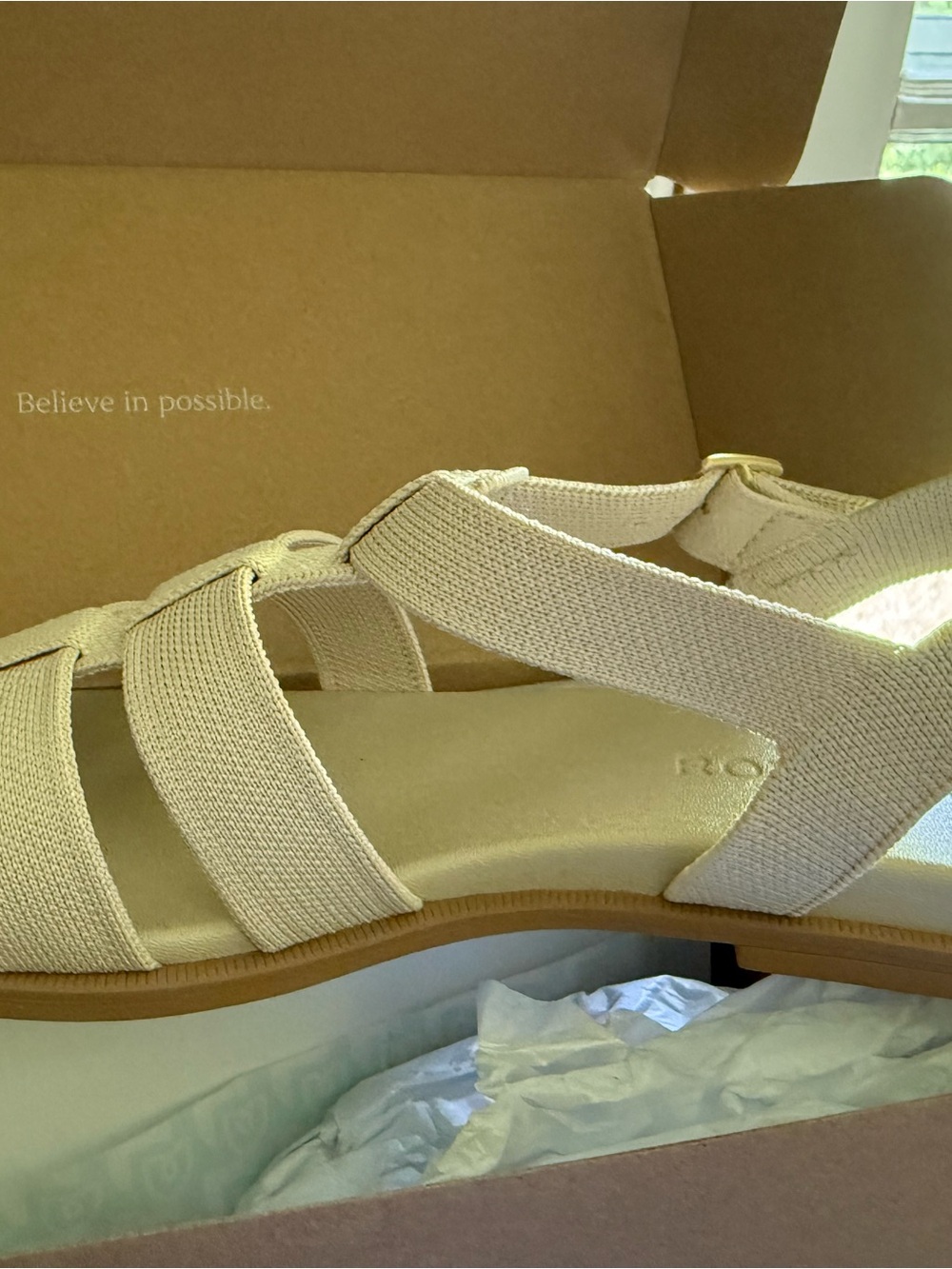 Rothy's Beige Strappy Sandals - Picture 4 of 7